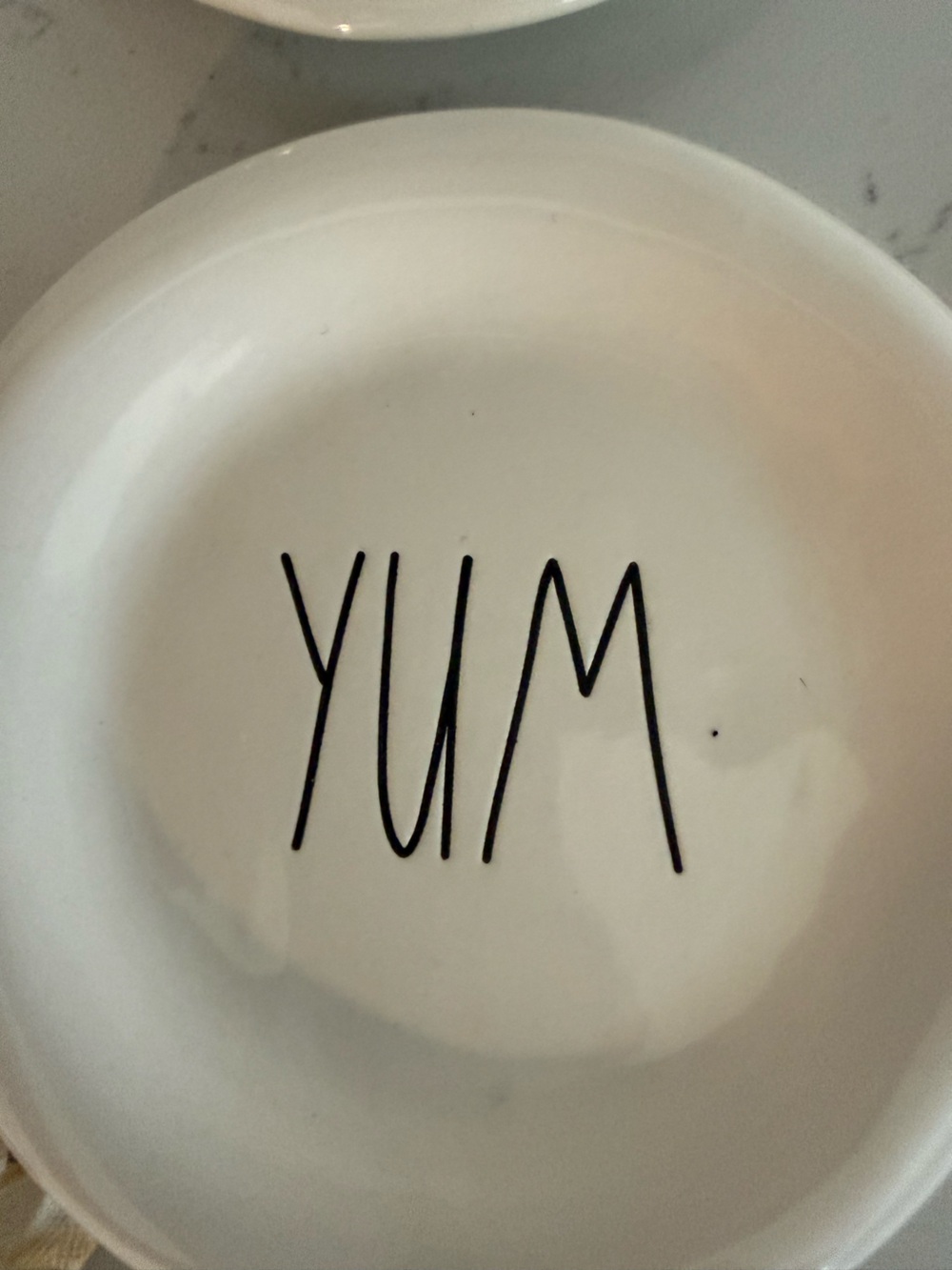 RAE DUNN Set of 4 Ceramic Snack Plates - Picture 7 of 8
